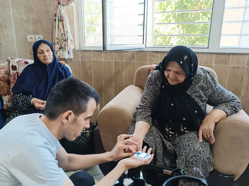 غربالگری دیابتی سالمندان موسسه