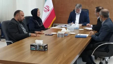 دیدار نایب رییس موسسه خیریه مهر کوثر با استاندار آذربایجان غربی