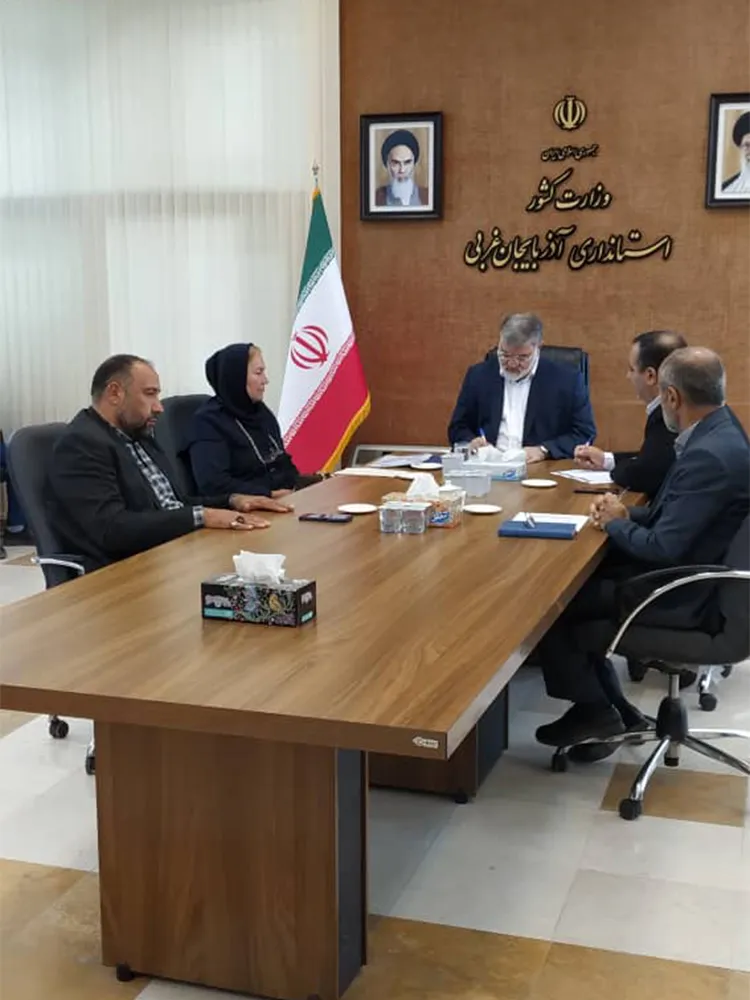 دیدار نایب رییس موسسه خیریه مهر کوثر با استاندار آذربایجان غربی