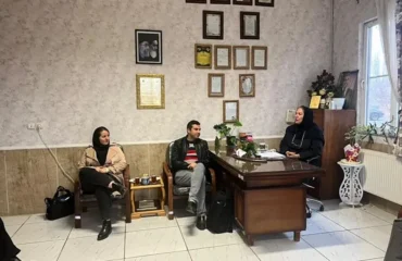 بازدید دانشجویان ارشد سالمندی از آسایشگاه مهر کوثر خوی در راستای ارتقاء آموزش و پژوهش